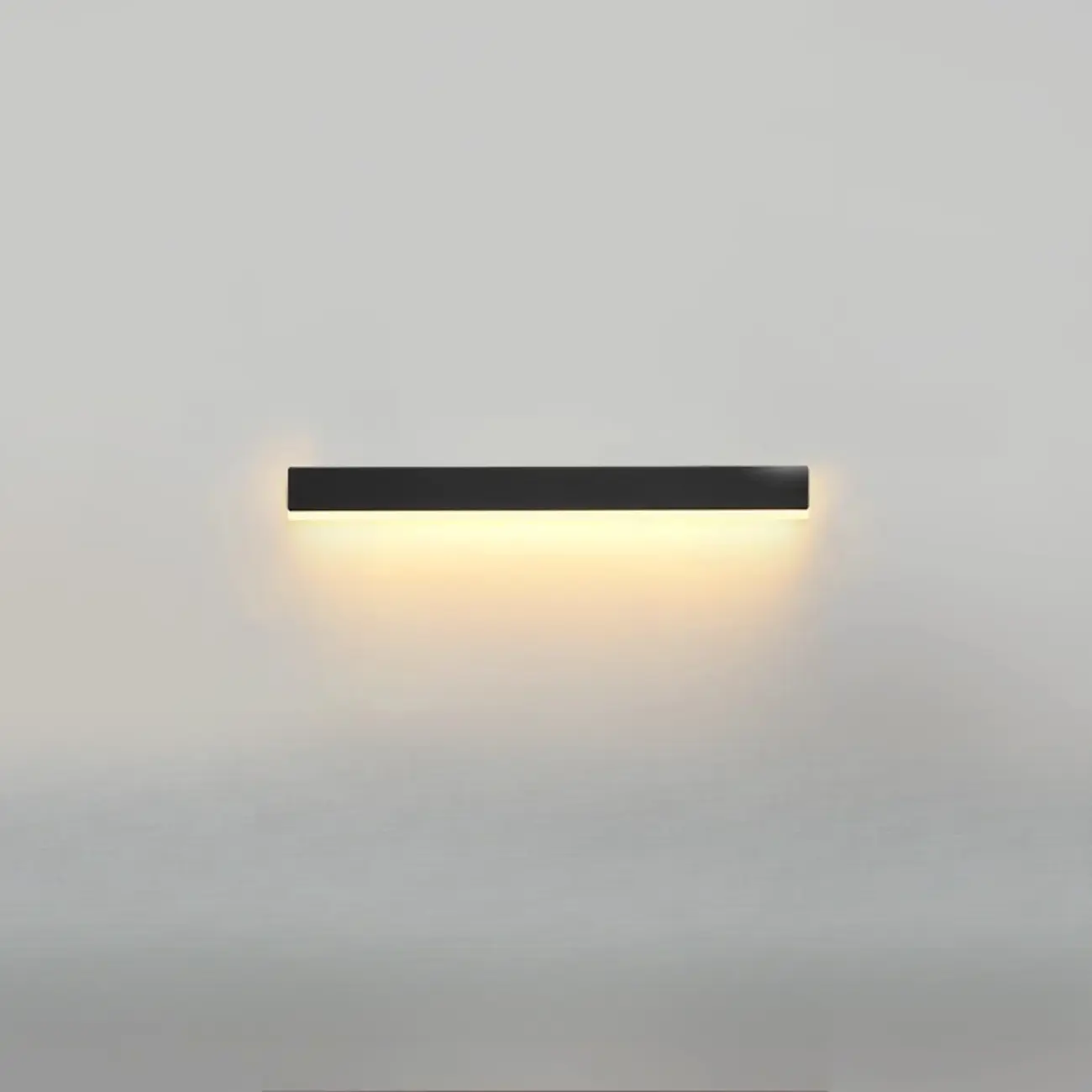 Minilistic Dimmable Black Linear LED Wall Sconce Image - 6 | homeyfad