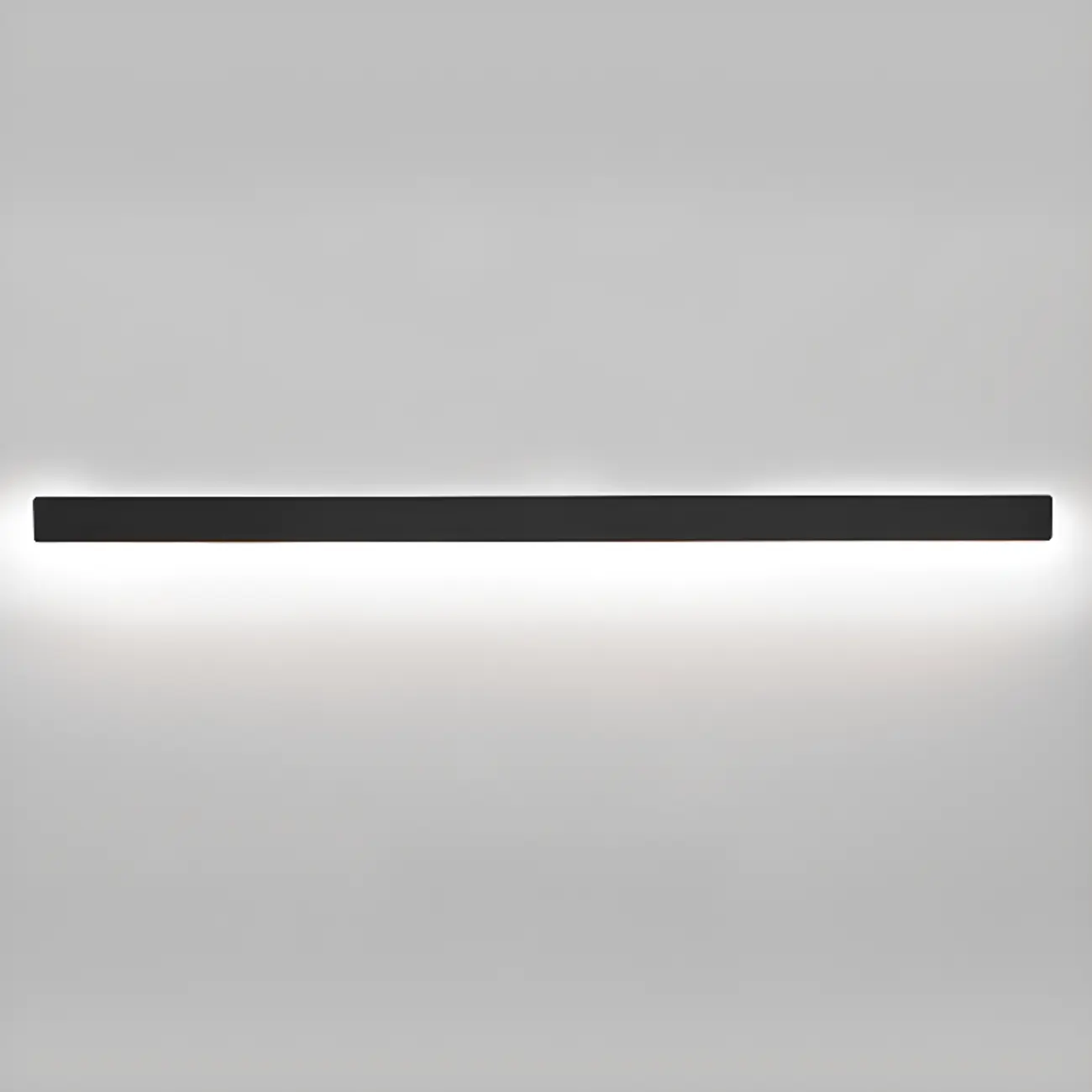 Minilistic Dimmable Black Linear LED Wall Sconce Image - 13 | homeyfad