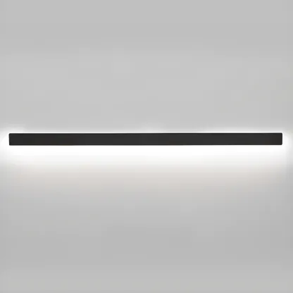 Minilistic Dimmable Black Linear LED Wall Sconce Image - 13
