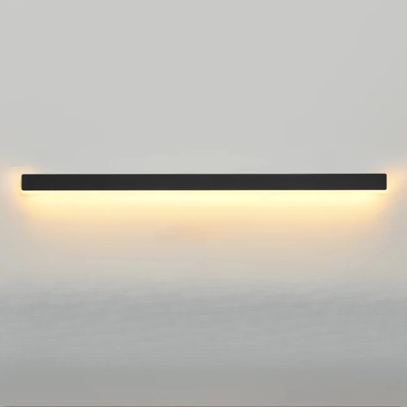 Minilistic Dimmable Black Linear LED Wall Sconce Image - 14 | homeyfad