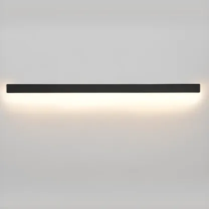 Minilistic Dimmable Black Linear LED Wall Sconce Image - 16