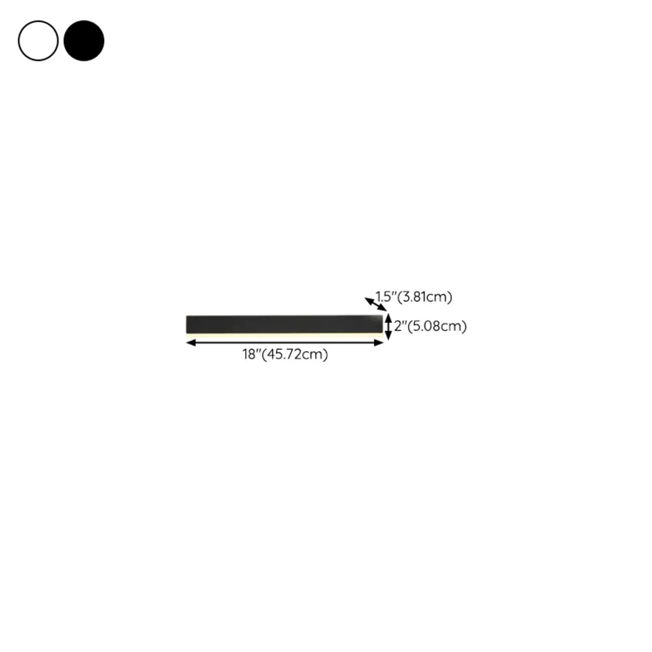 Minilistic Dimmable Black Linear LED Wall Sconce Image - 30 | homeyfad