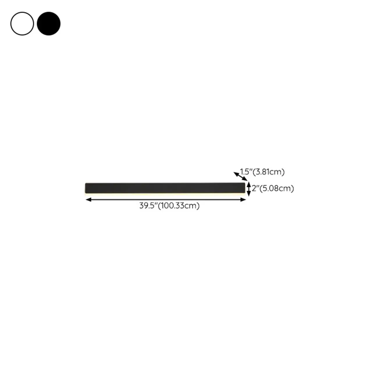 Minilistic Dimmable Black Linear LED Wall Sconce Image - 33 | homeyfad