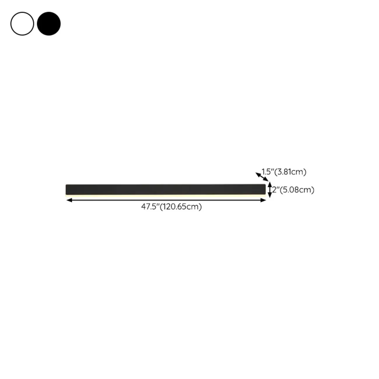 Minilistic Dimmable Black Linear LED Wall Sconce Image - 34 | homeyfad