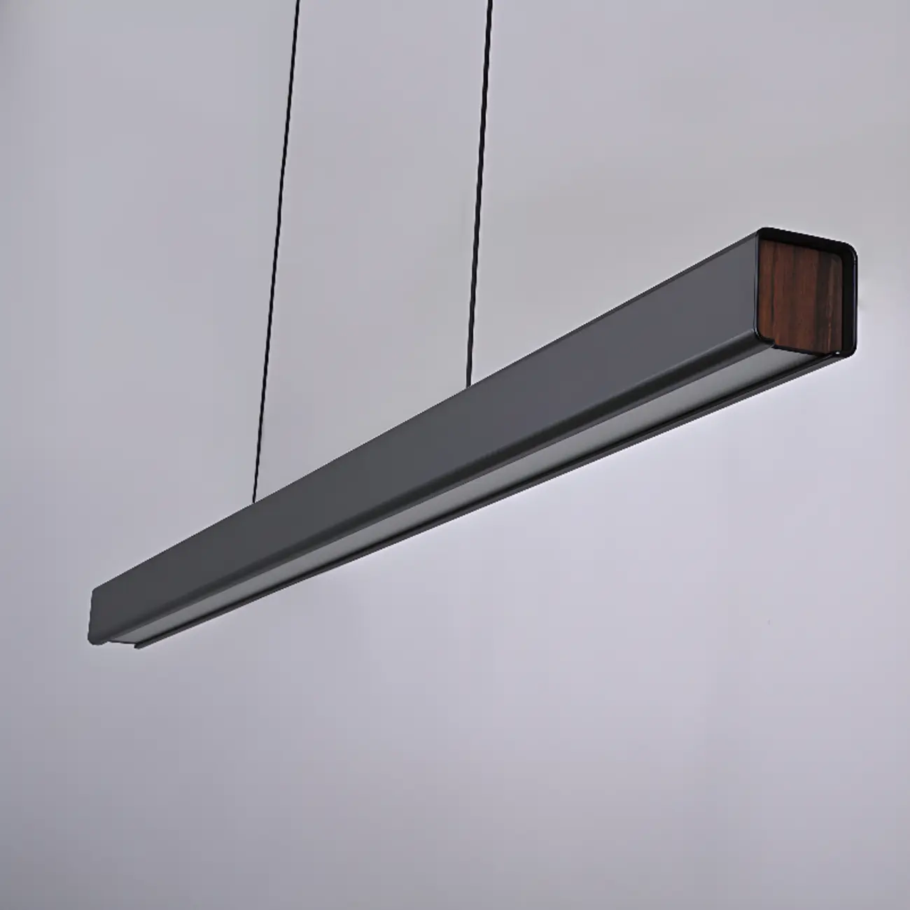 Black/White Rectangular Pendant Light for Kitchen Island Image - 8 | homeyfad