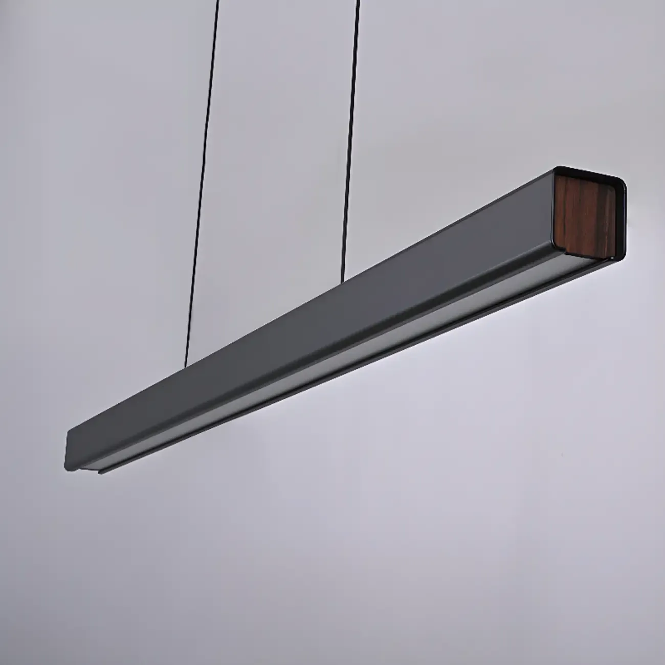 Black/White Rectangular Pendant Light for Kitchen Island Image - 8