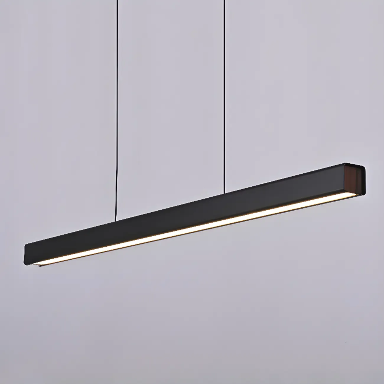 Black/White Rectangular Pendant Light for Kitchen Island Image - 9