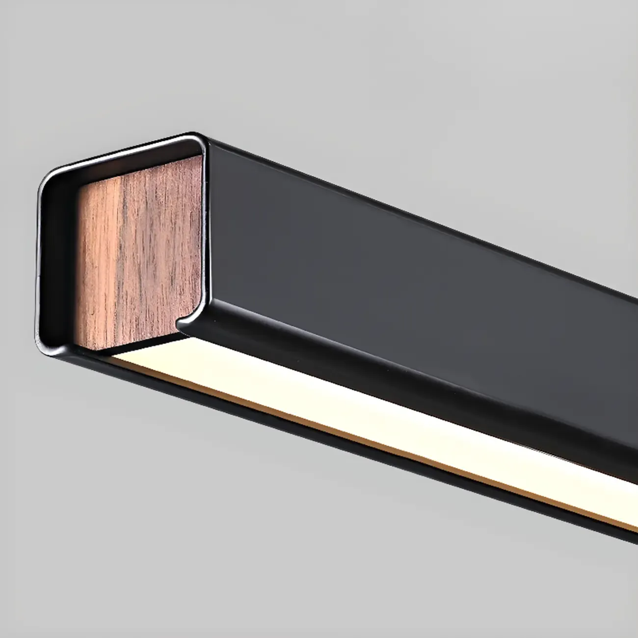 Black/White Rectangular Pendant Light for Kitchen Island Image - 12