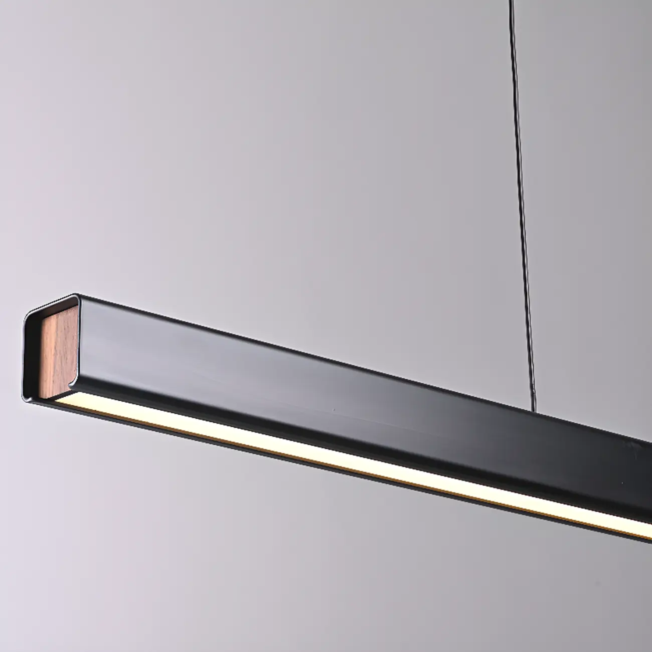 Black/White Rectangular Pendant Light for Kitchen Island Image - 14 | homeyfad