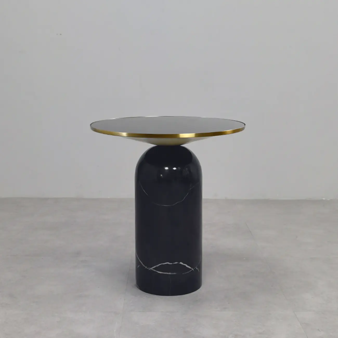 Round Marble Base End Table for Living Room Image - 5 | homeyfad