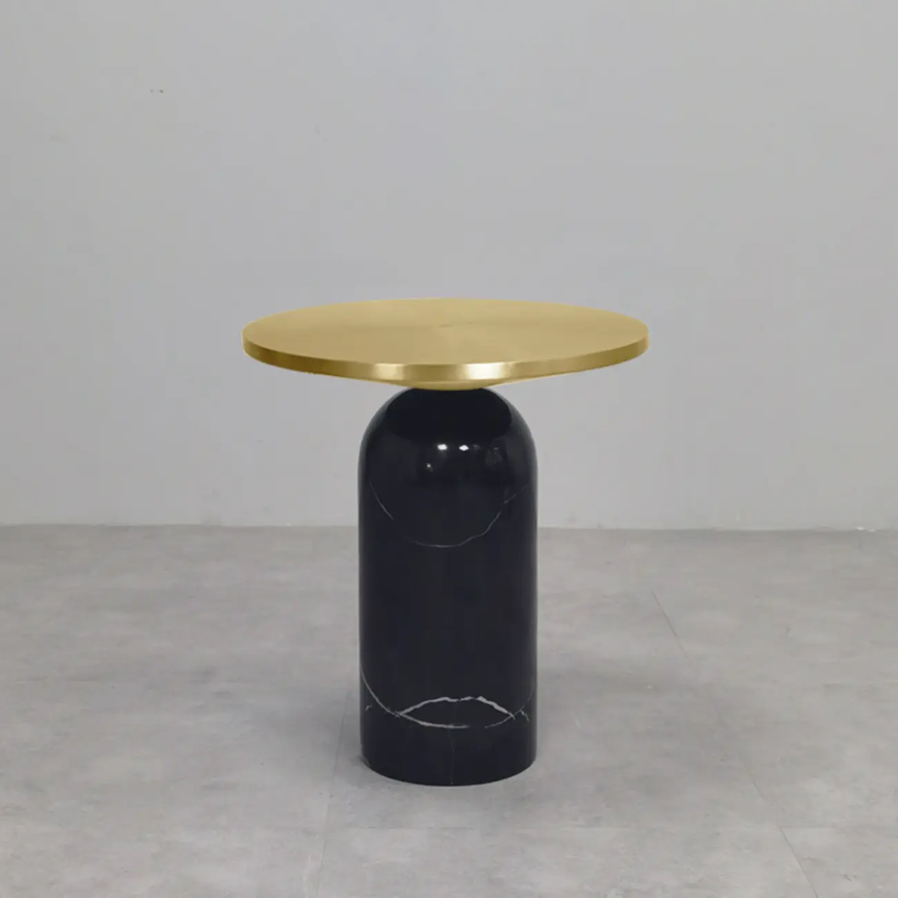 Round Marble Base End Table for Living Room Image - 9 | homeyfad