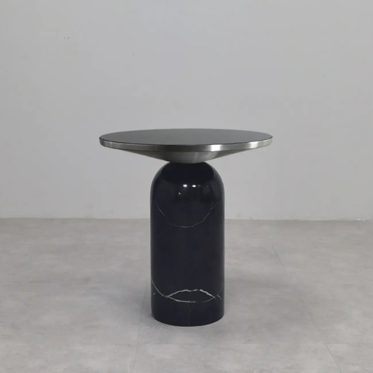 Round Marble Base End Table for Living Room Image - 13 | homeyfad