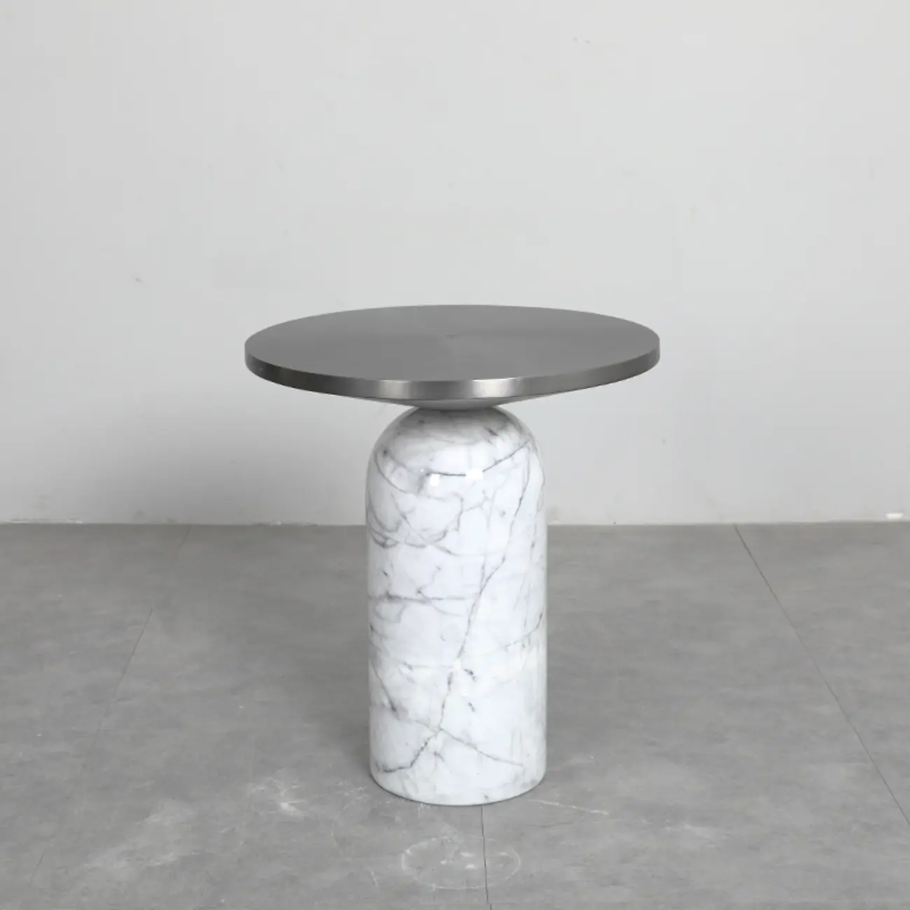 Round Marble Base End Table for Living Room Image - 15 | homeyfad