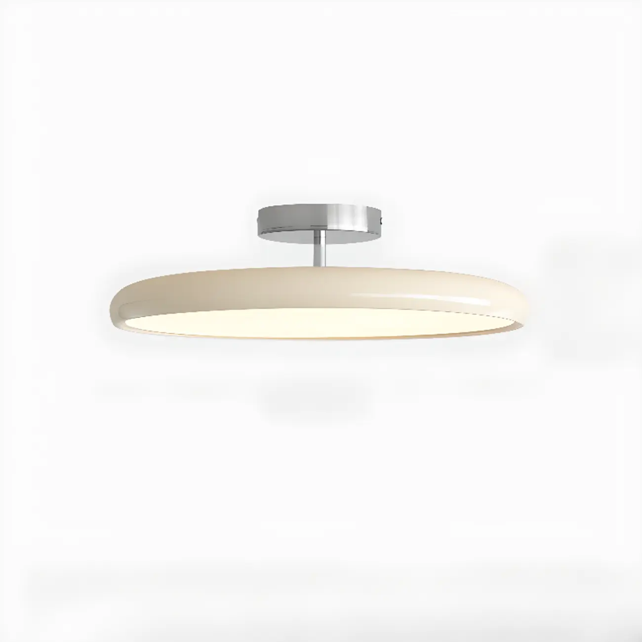Modern LED Semi-Flush Ceiling Light for Living Room Image - 10 | homeyfad