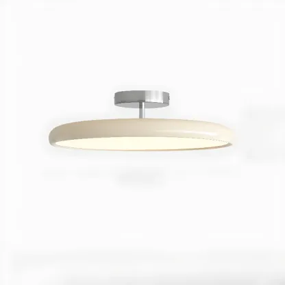 Modern LED Semi-Flush Ceiling Light for Living Room Image - 10