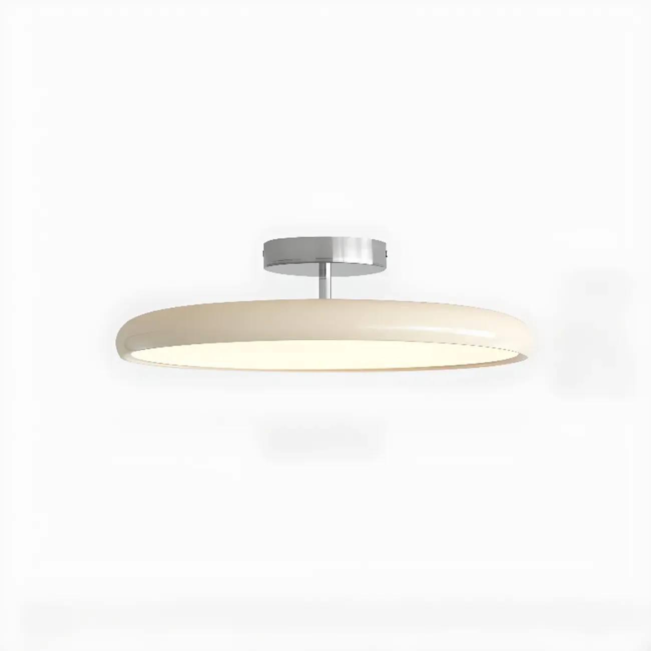 Modern LED Semi-Flush Ceiling Light for Living Room Image - 11