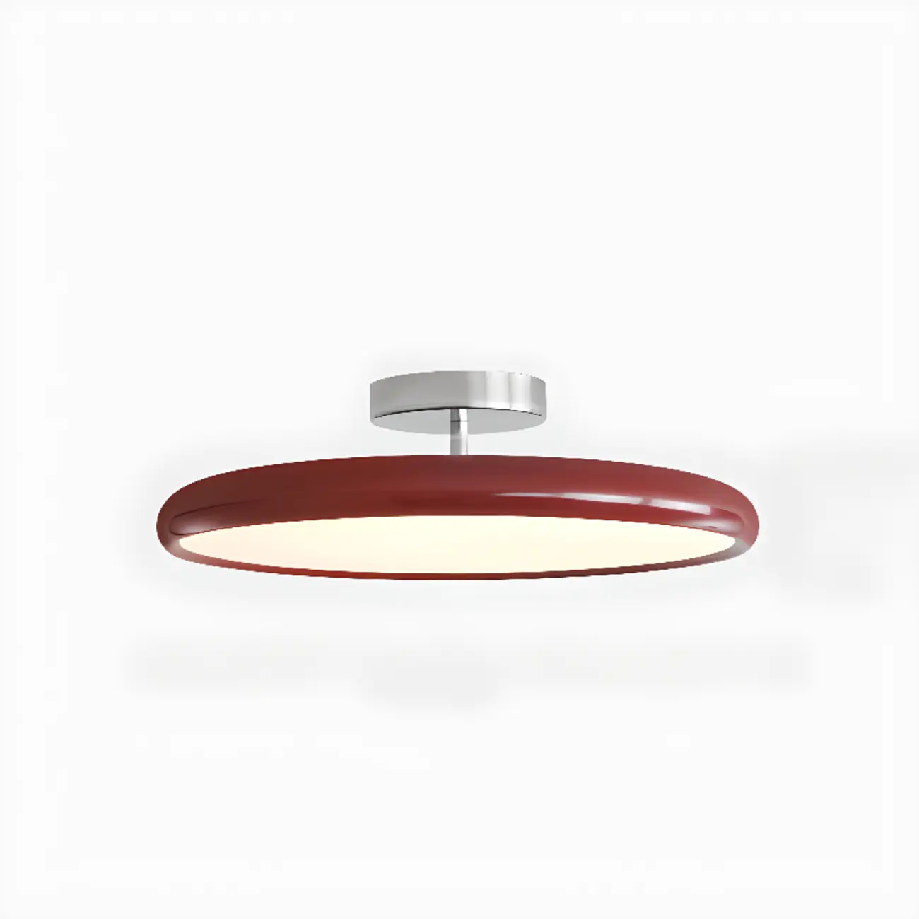 Modern LED Semi-Flush Ceiling Light for Living Room Image - 2 | homeyfad