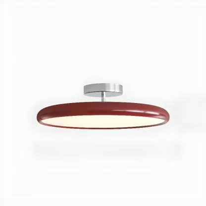 Modern LED Semi-Flush Ceiling Light for Living Room Image - 12