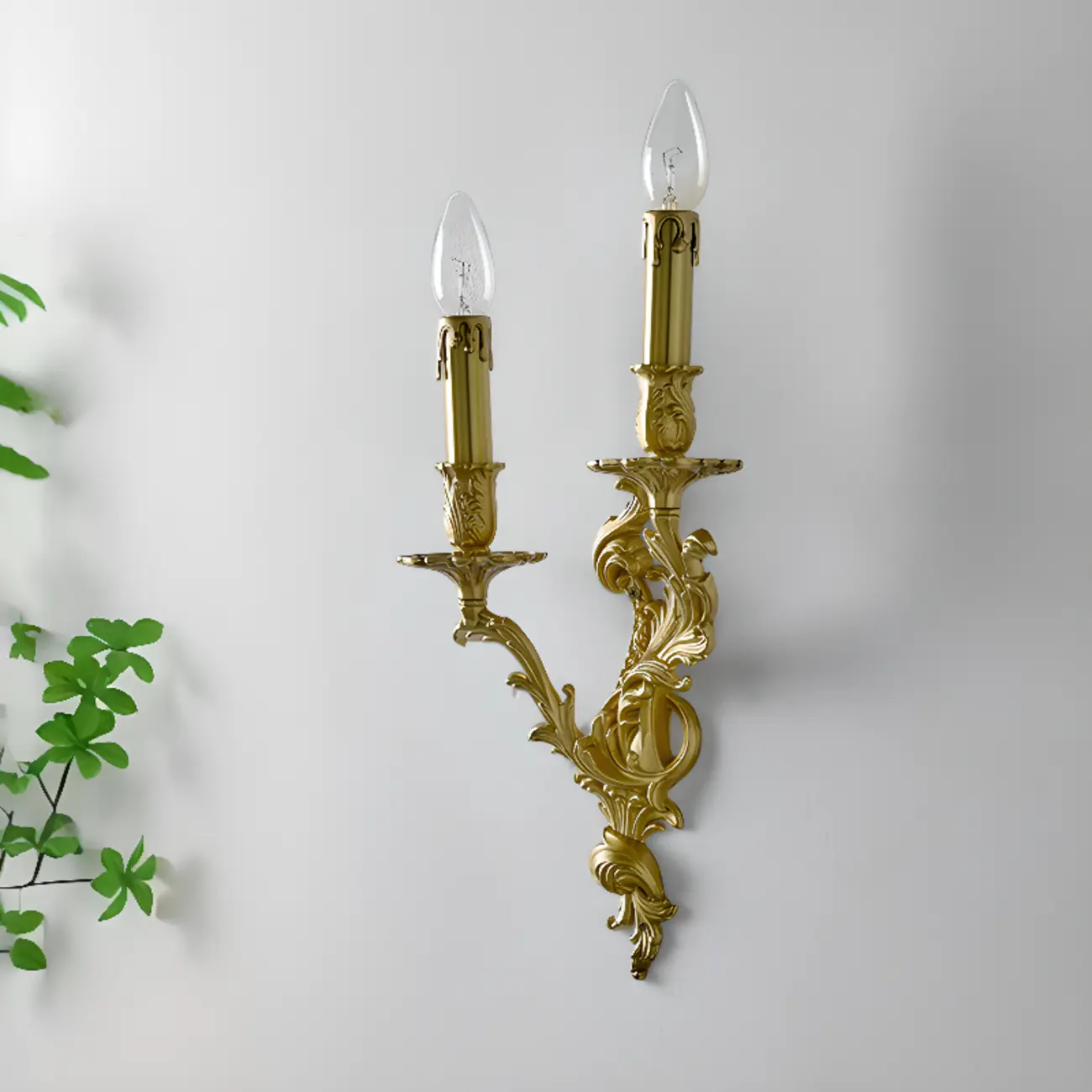 Vintage Gold Metal Wall Light for Living Room Décor Image - 14 | homeyfad