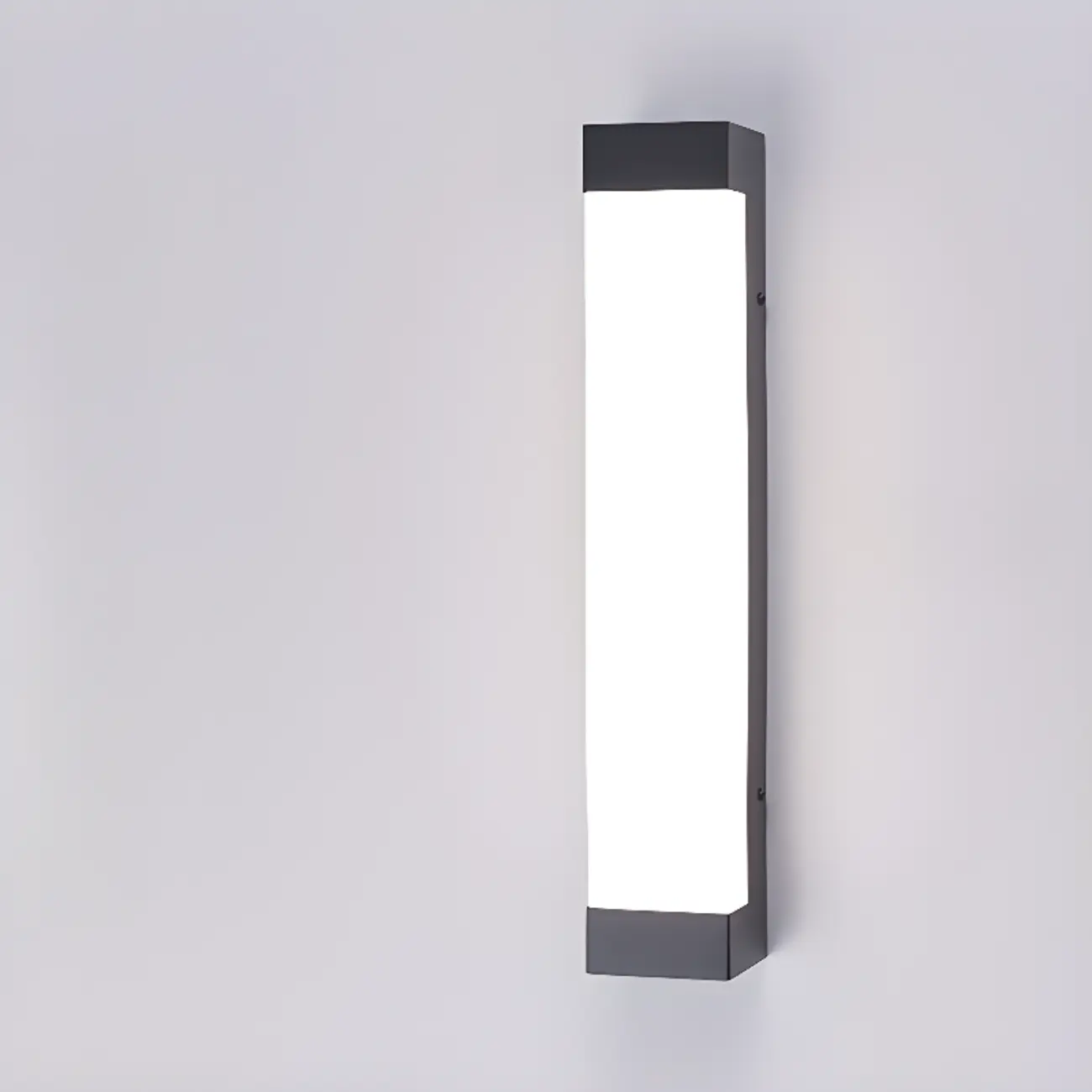 Modern Geometric PMMA Shade Outdoor Wall Sconce Image - 5 | homeyfad