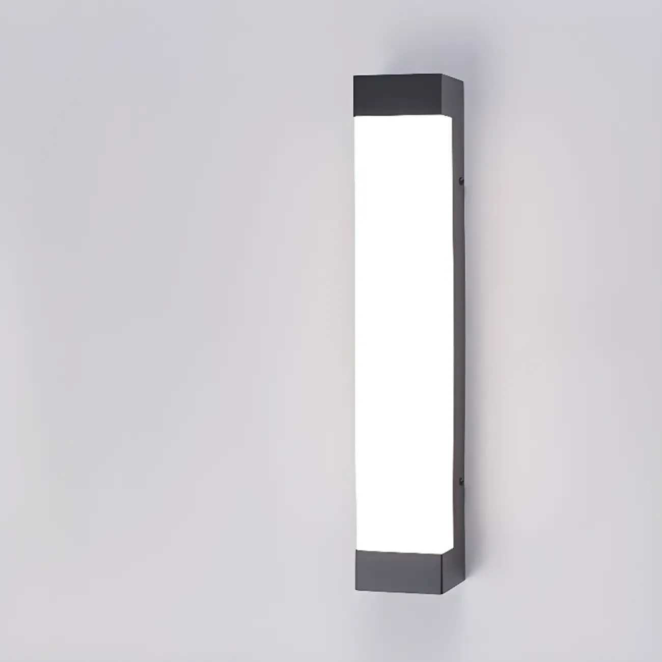Modern Geometric PMMA Shade Outdoor Wall Sconce Image - 5