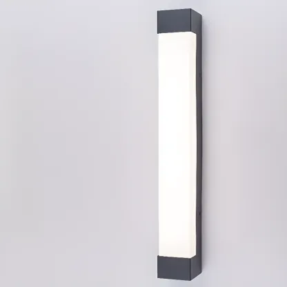 Modern Geometric PMMA Shade Outdoor Wall Sconce Image - 6