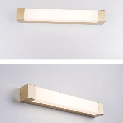 Modern Geometric PMMA Shade Outdoor Wall Sconce Image - 14