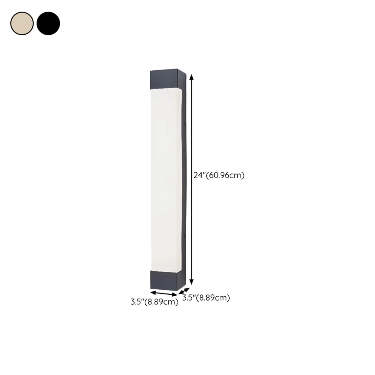 Modern Geometric PMMA Shade Outdoor Wall Sconce Image - 22 | homeyfad