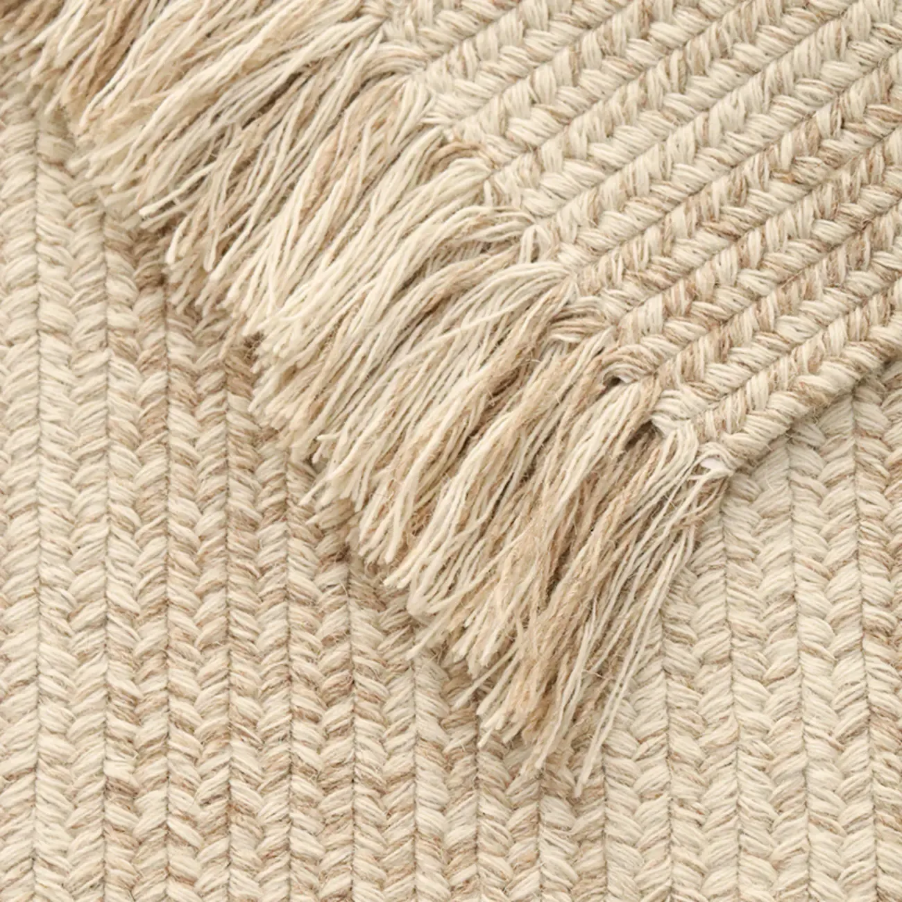 Reversible Wool Striped Handmade Area Rug Image - 4