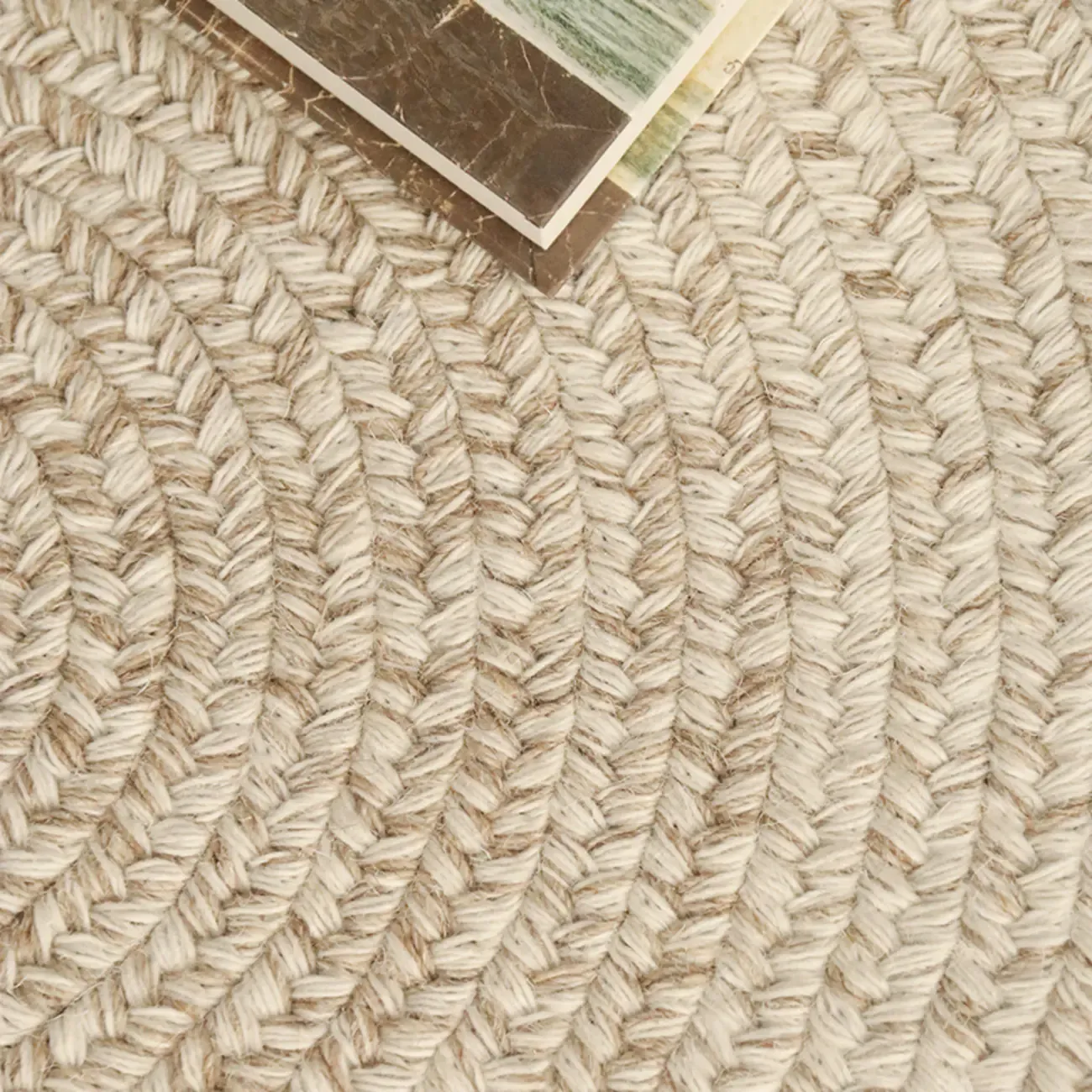 Reversible Wool Striped Handmade Area Rug Image - 6