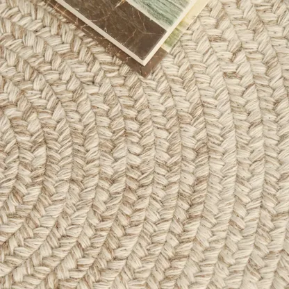 Reversible Wool Striped Handmade Area Rug Image - 6