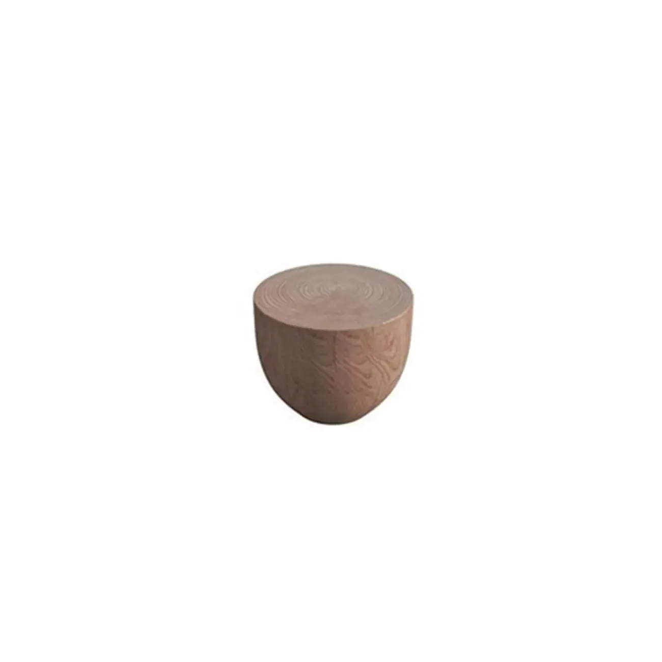 Modern Wooden Drum End Table with Unflip Top for Living Room Image - 8