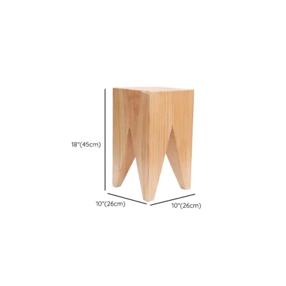 Modern Wooden Drum End Table with Unflip Top for Living Room Image - 27