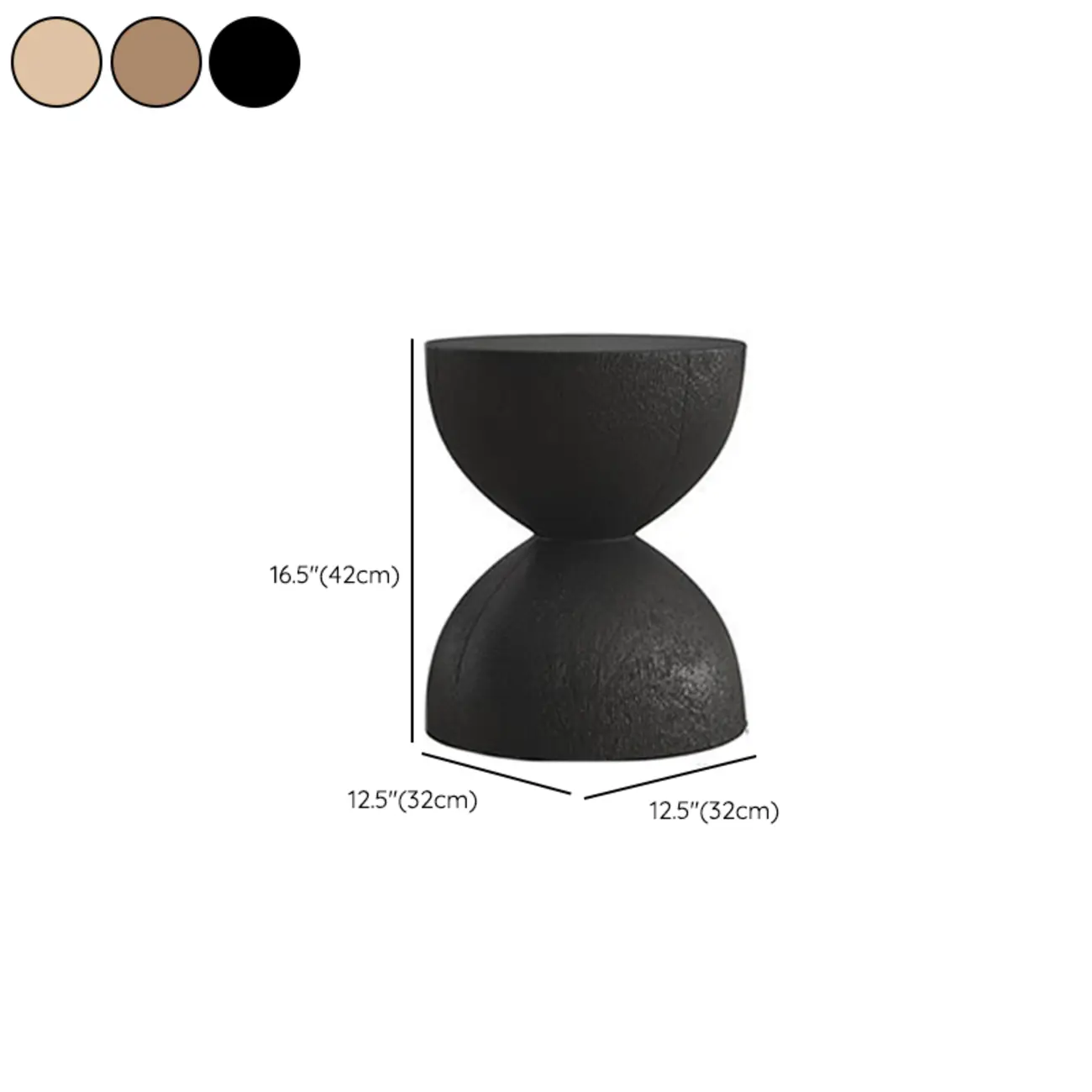 Modern Wooden Drum End Table with Unflip Top for Living Room Image - 33 | homeyfad