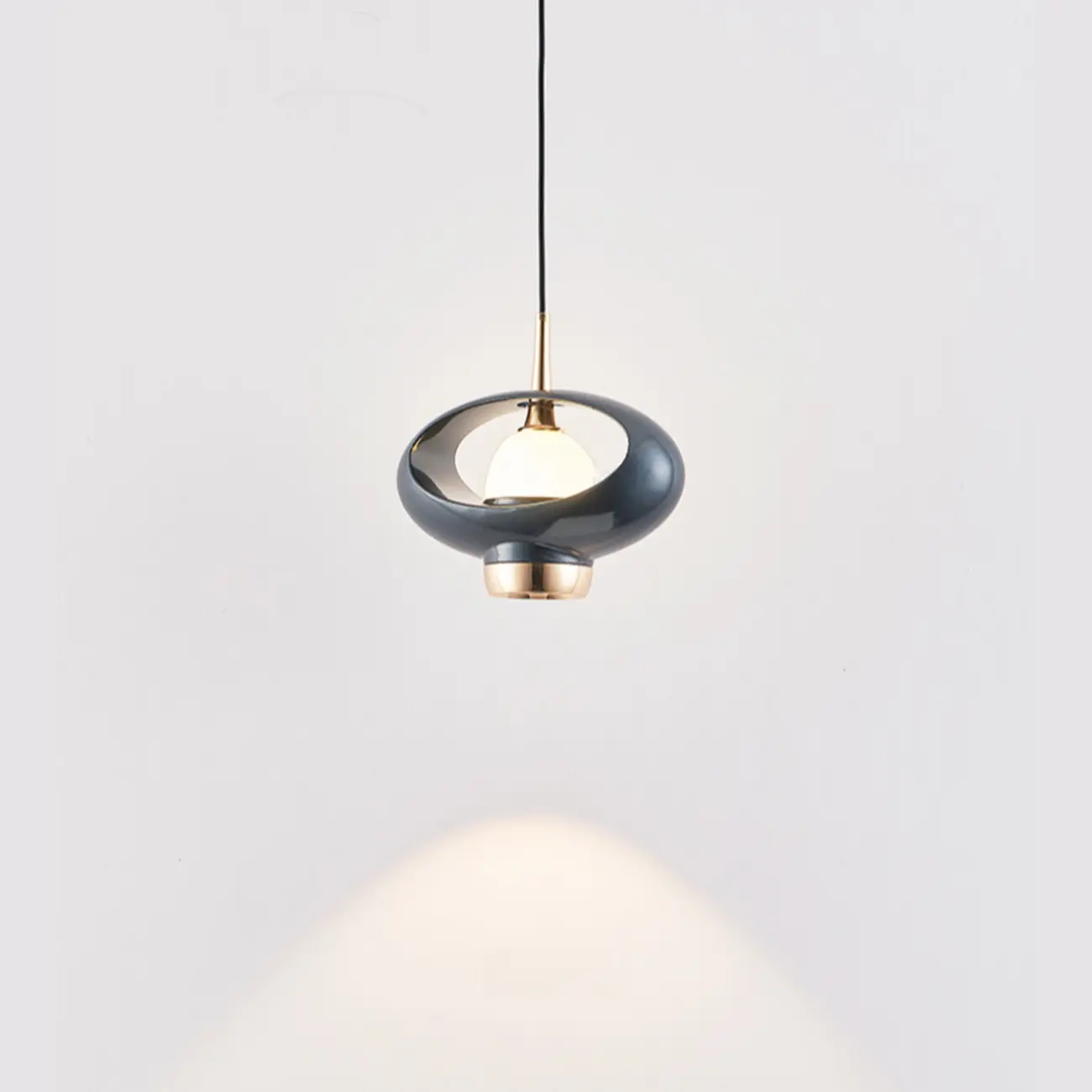 Modern 2-Light Geometric Metal Acrylic Pendant Light Image - 22 | homeyfad