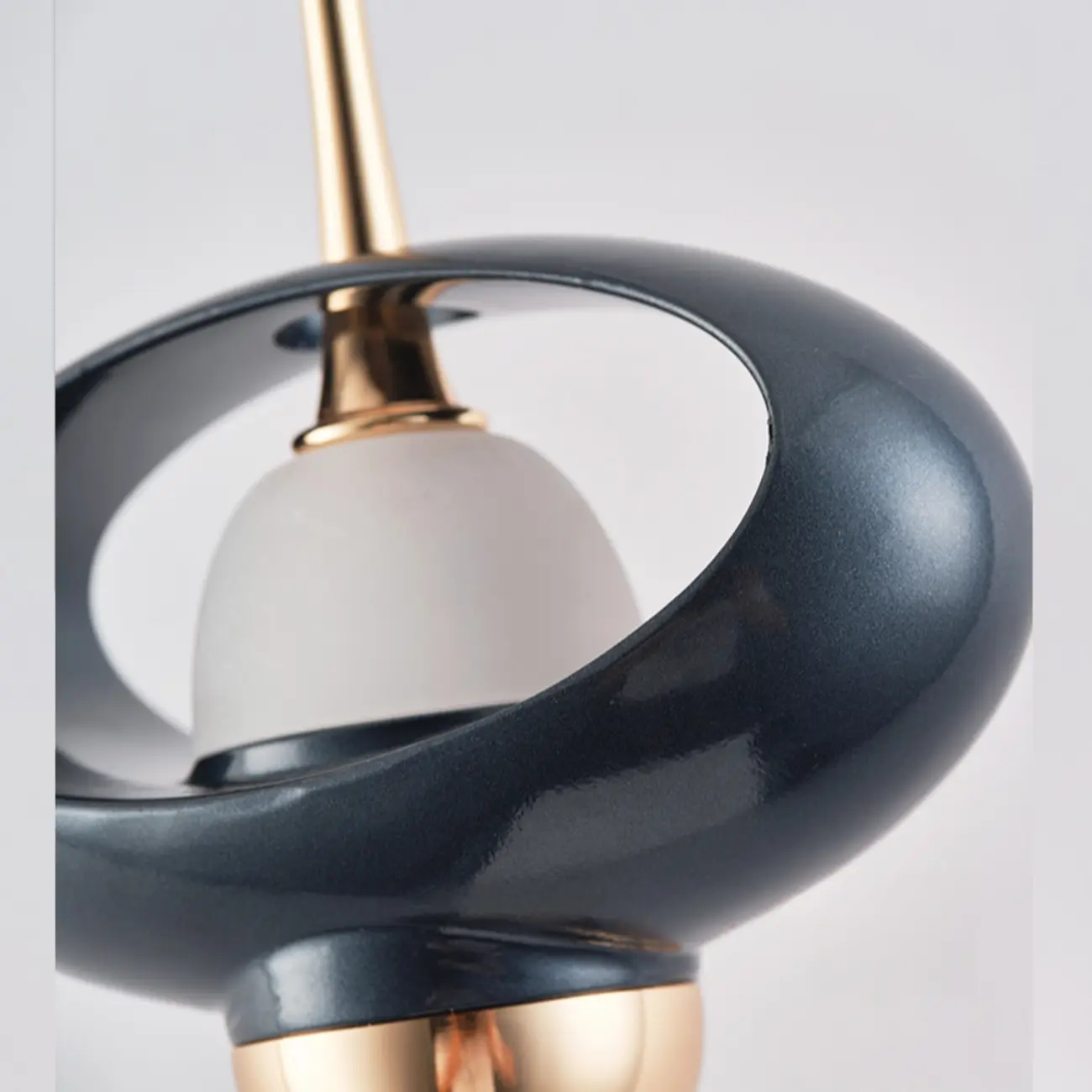 Modern 2-Light Geometric Metal Acrylic Pendant Light Image - 25 | homeyfad