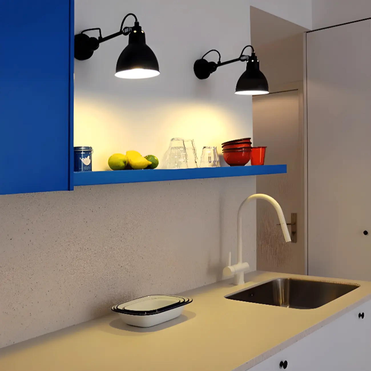 Industrial Black Wall Sconce with Dome for Bedroom Lighting | homeyfad