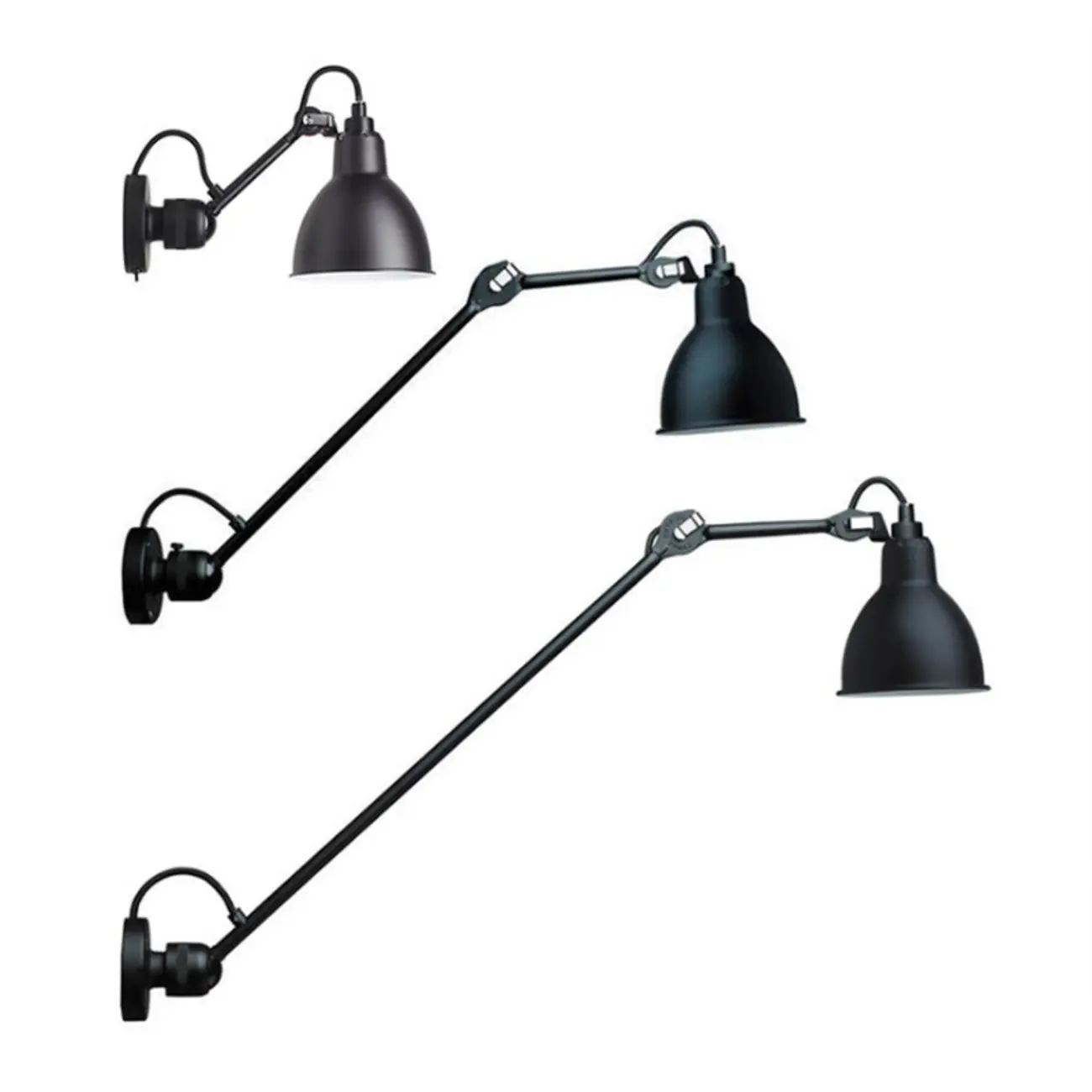 Industrial Black Wall Sconce with Dome for Bedroom Lighting | homeyfad