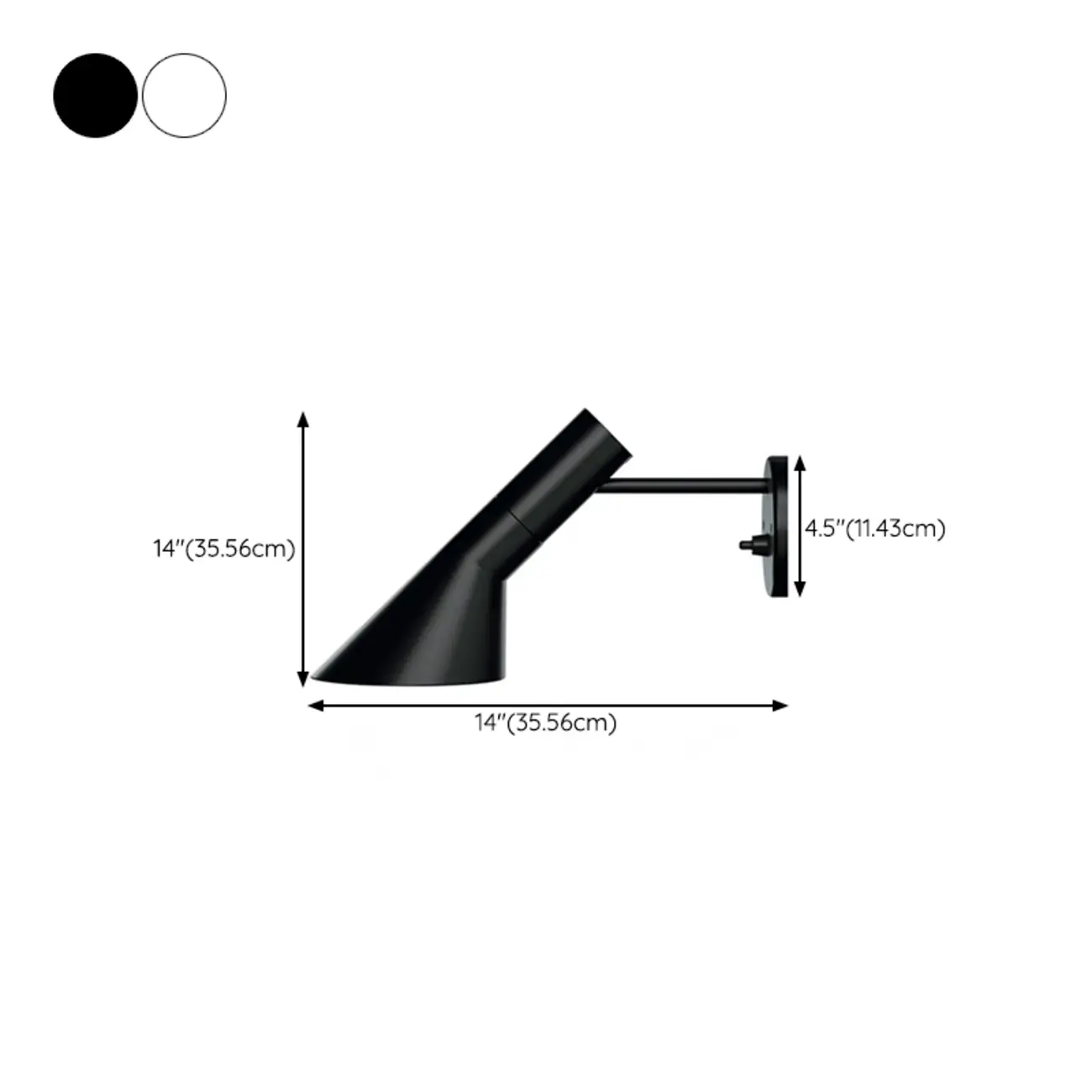 Industrial Black Wall Sconce with Dome for Bedroom Lighting | homeyfad