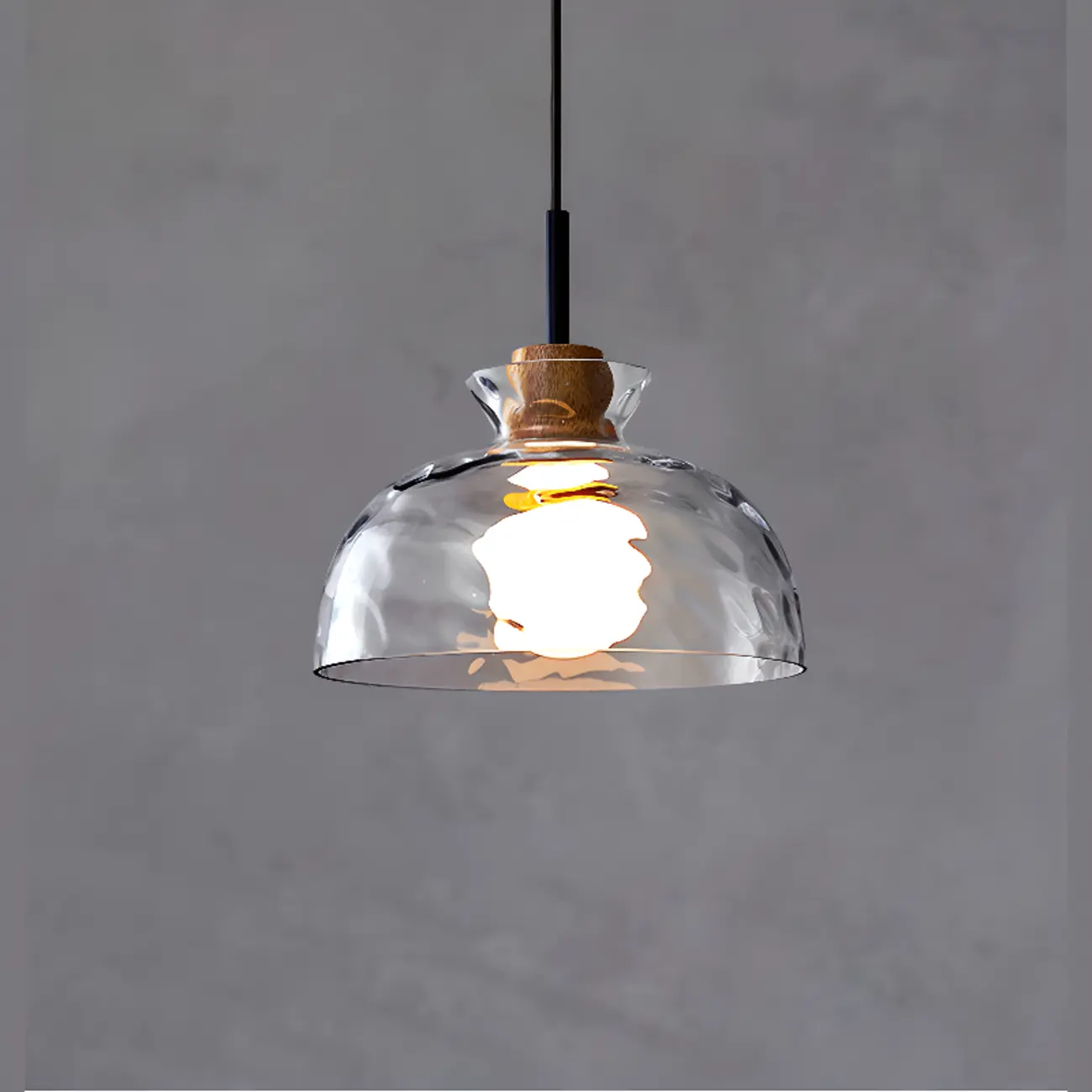 3-Light Clear Glass Island Pendant Light for Dining Area Image - 9 | homeyfad