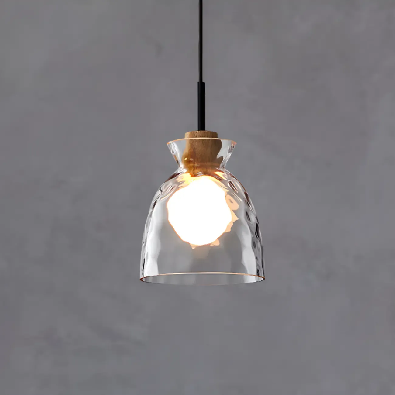 3-Light Clear Glass Island Pendant Light for Dining Area Image - 10