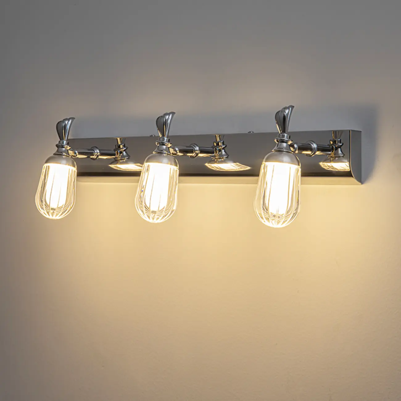 Modern Stainless Steel Bathroom Vanity Light Dimmable LED | homeyfad