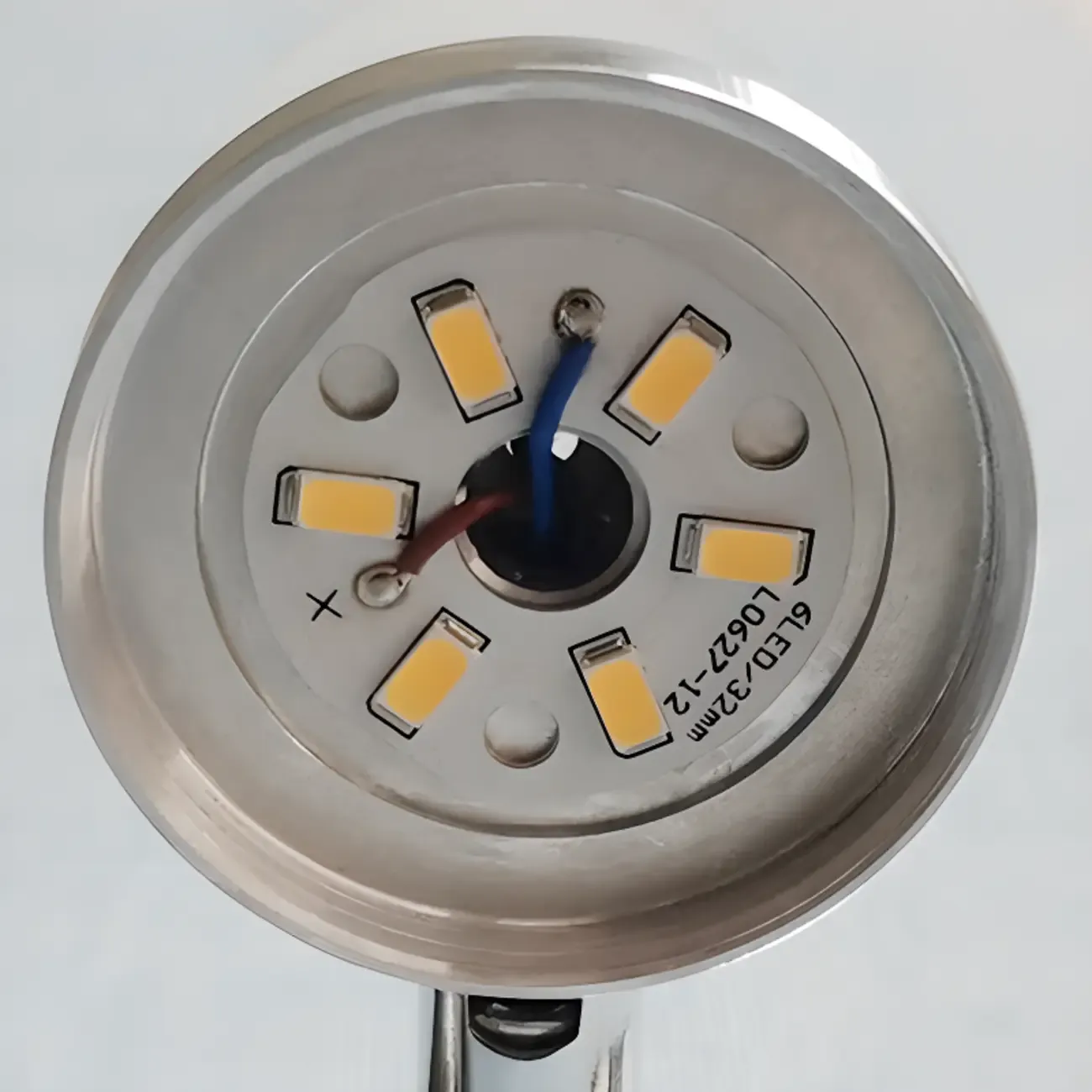 Modern Stainless Steel Bathroom Vanity Light Dimmable LED