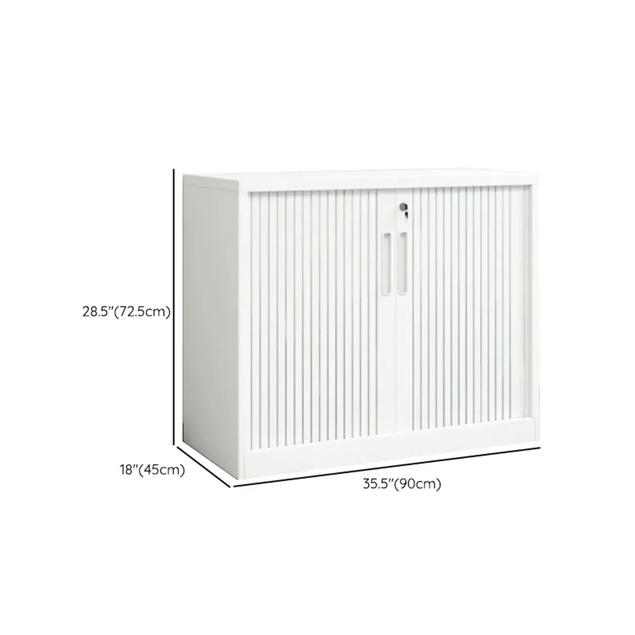 Modern Steel Sliding Door Lockable Office Storage Cabinet #size | homeyfad