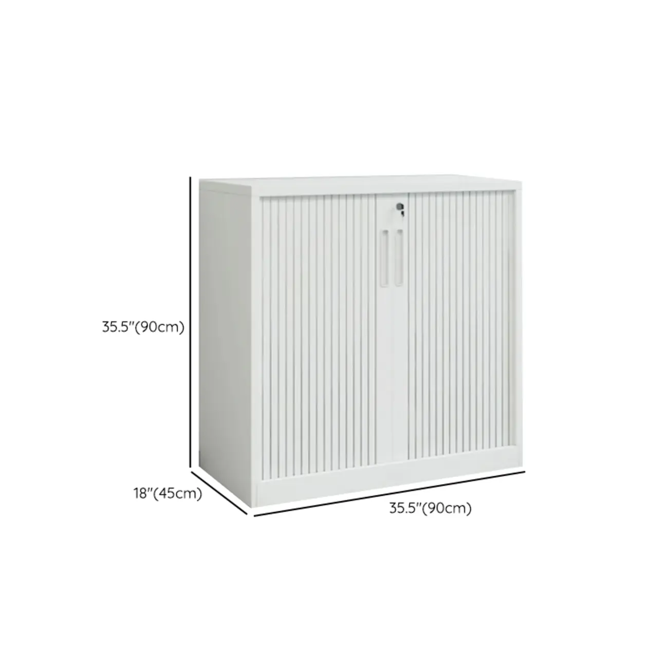 Modern Steel Sliding Door Lockable Office Storage Cabinet Image - 30 | homeyfad