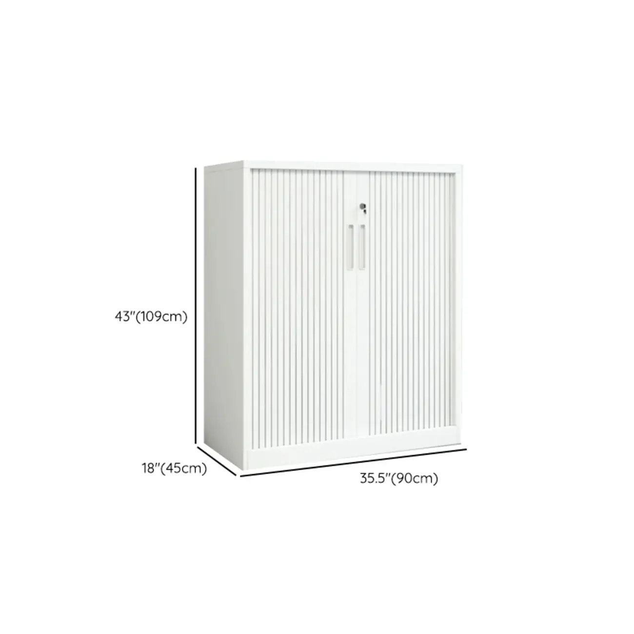 Modern Steel Sliding Door Lockable Office Storage Cabinet Image - 31 | homeyfad