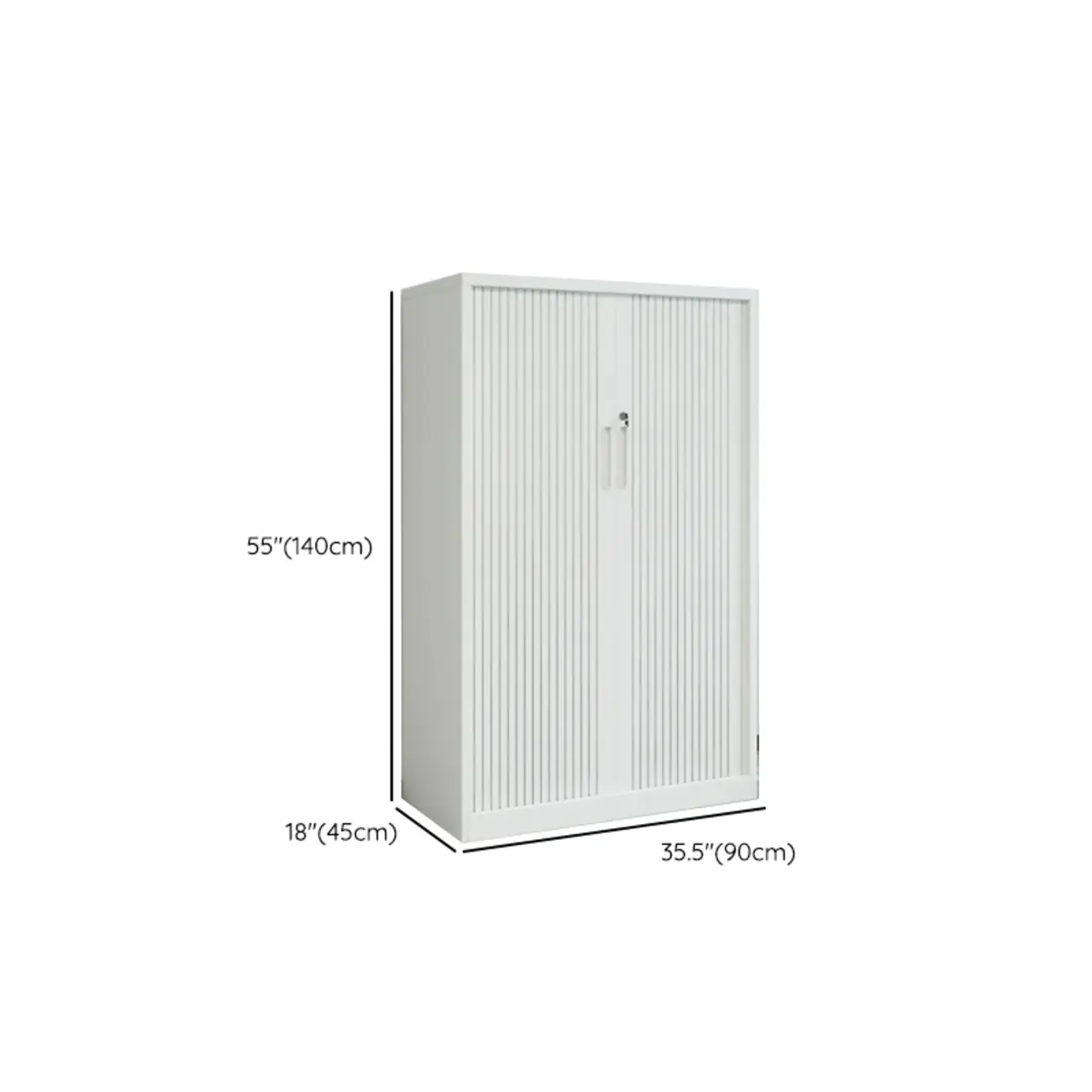 Modern Steel Sliding Door Lockable Office Storage Cabinet Image - 32 | homeyfad