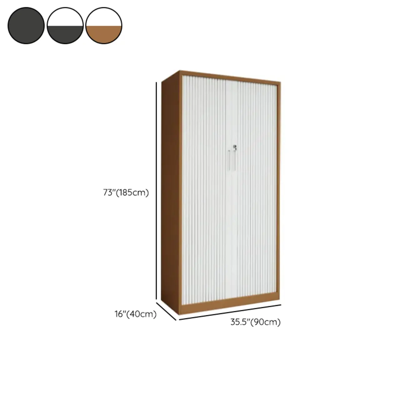 Modern Steel Sliding Door Lockable Office Storage Cabinet Image - 38 | homeyfad