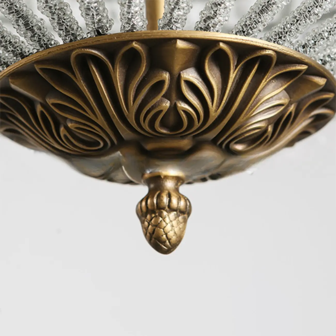 Glam Luxury Crystal Globe Chandelier with Glass Beads Image - 6 | homeyfad