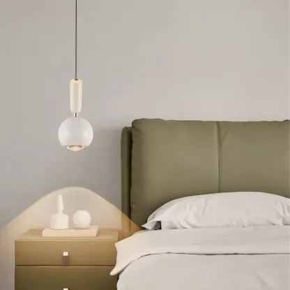 2-Light Dimming Modern Acrylic Globe Pendant Light Image - 1